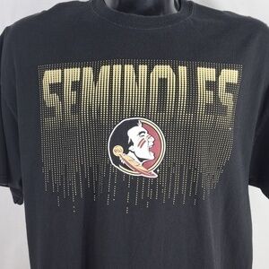 Florida State Seminoles Champion black & gold 2XL casual collegiate t-shirt